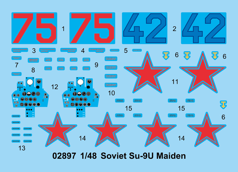 Soviet Su-9U Maiden 02897-1/48 Series-TRUMPETER（china）