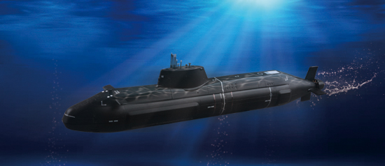 英国机敏号潜艇 04598