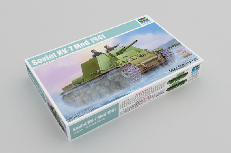 Soviet KV-7 Mod 1941 09503-1/35 Series-TRUMPETER（china）