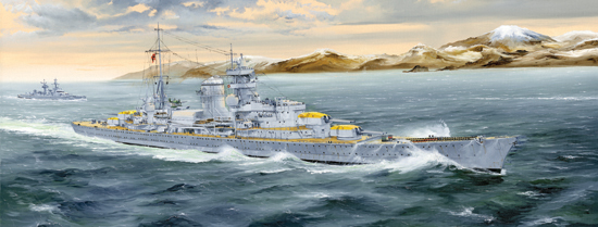 German Heavy Cruiser Blucher 05346