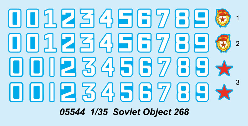 Trumpeter 1/35 05544 Soviet Object 268 Heavy Tank