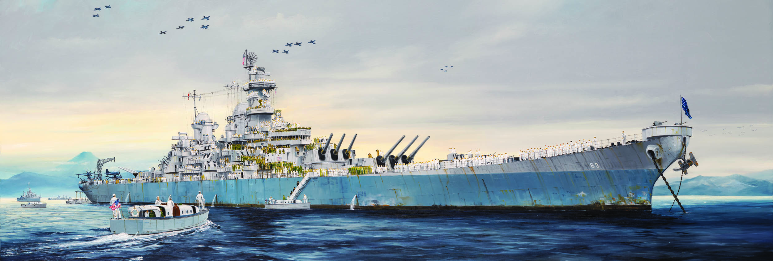 USS Missouri BB-63 03705-1/200 Series-TRUMPETER（china）