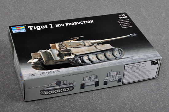 Neu Mid. Trumpeter 07243-1:72 Tiger 1 Tank