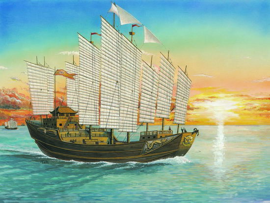 Chinese Chengho Sailing Ship   01202