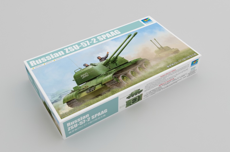 トランペッター ロシアZSU-57-2SPAAG Russian ZSU-57-2 SPAAG 05559-1/35 Series-TRUMPETER（china）