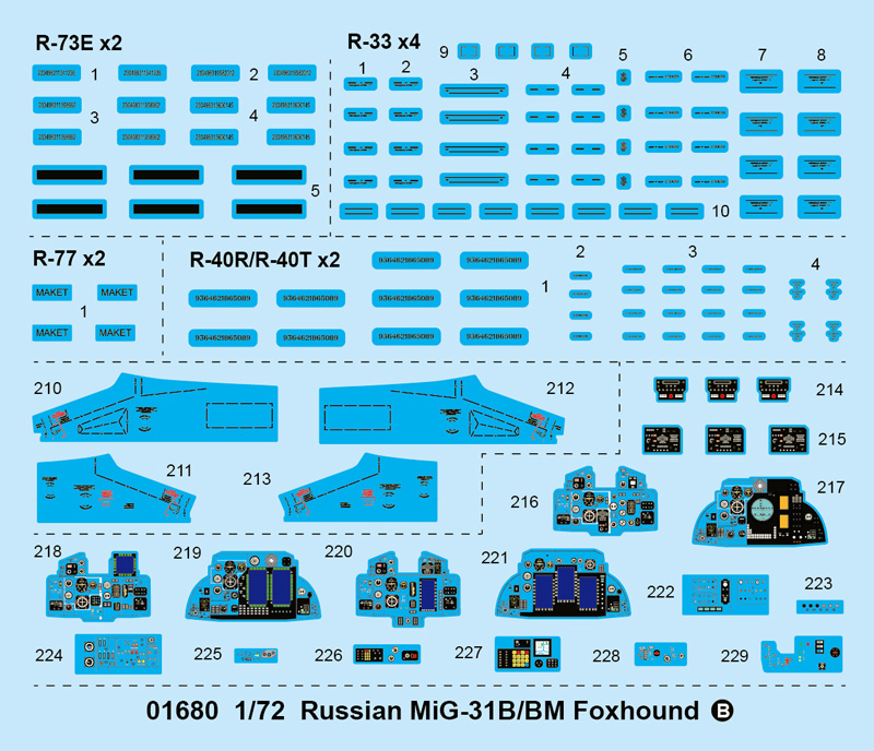 Trumpeter MiG-31B/BM 
