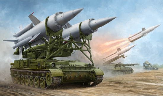 Soviet 2K11A  TEL w/9M8M Missile "Krug-a"(SA-4 Ganef) 09523