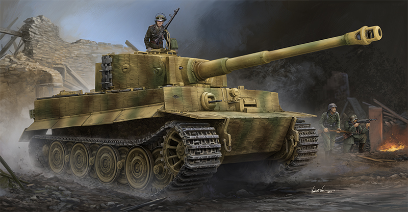 Pz.Kpfw.VI Ausf.E Sd.Kfz.181 Tiger I (Late Production) w/Zimmerit 09540