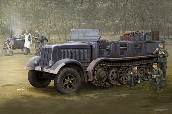 Sd.Kfz.8 (DB9)Half-Track Artillery Tractor 09538