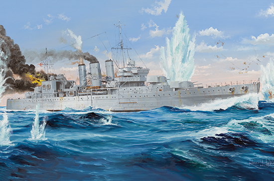 英国皇家海军“康威”号重型巡洋舰 05353