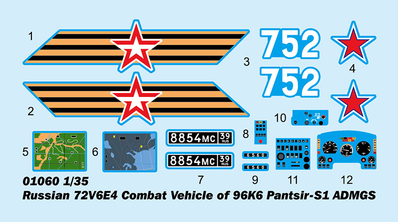 1/35 ロシア陸軍 PANTSIR-S1 S400 接近防空 ミサイルシステム