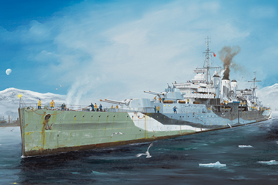 英国皇家海军“肯特”号重型巡洋舰 05352
