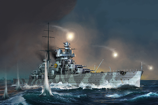 Italian Heavy Cruiser Fiume 05348