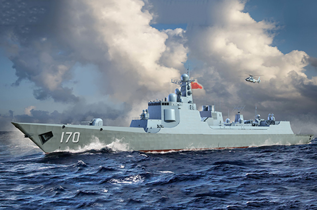 PLA Navy Type 052C Destroyer 06730