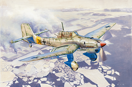 Junkers Ju87D5 Stuka German Dive Bomber 1/24 Trumpeter