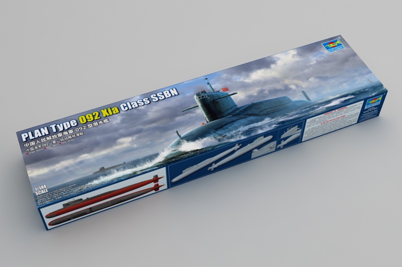 Trumpeter 05910 1:144 Scale PLAN Type 092 Xia Class Submarine Model Kit 