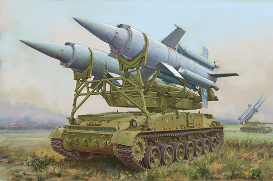 Soviet 2K11A  TEL w/9M8M Missile "Krug-a"(SA-4 Ganef) 07178
