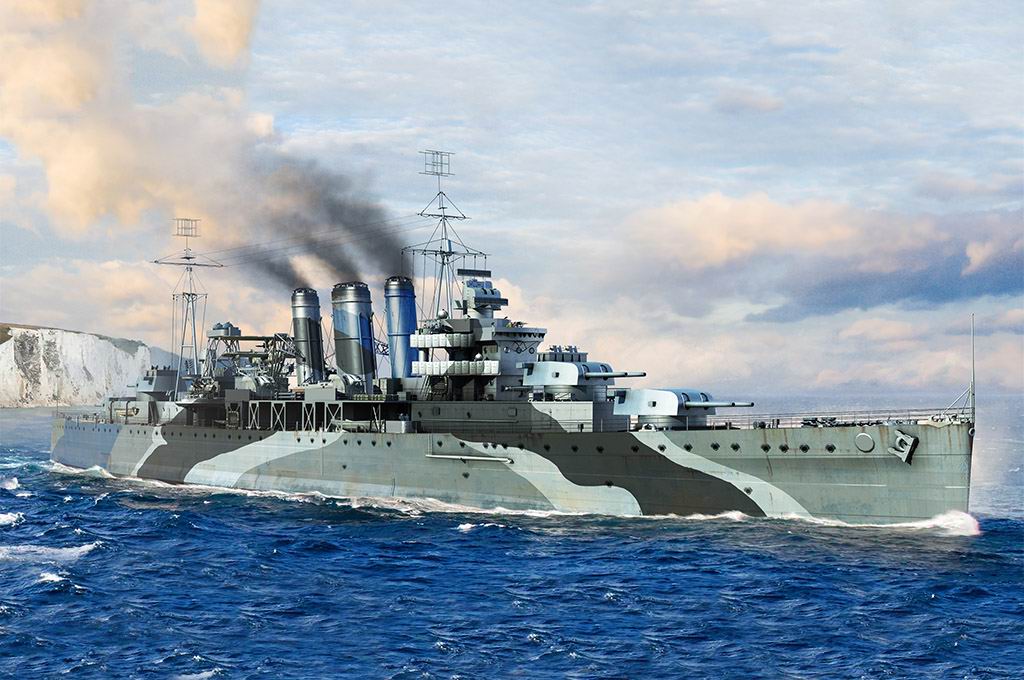英国皇家海军“肯特”号重型巡洋舰 06735