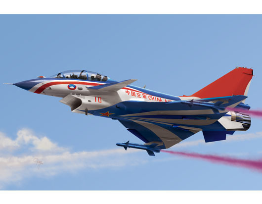 Chinese J-10S fighter  01644