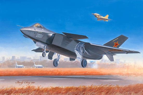 Chinese J-20 Mighty Dragon  01663