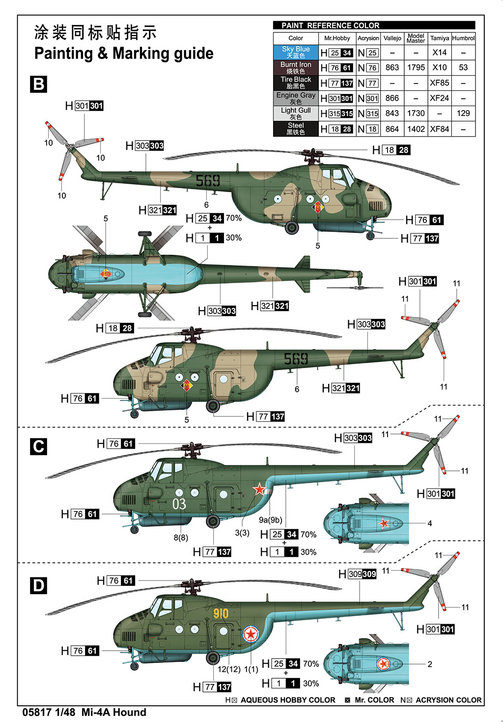 まとめ買い】 トランペッター社 1/48 ソビエト陸軍 Mi-4 ハウンド まとめ買い】 トランペッター社 1/48 ソビエト陸軍 Mi-4 ハウンド