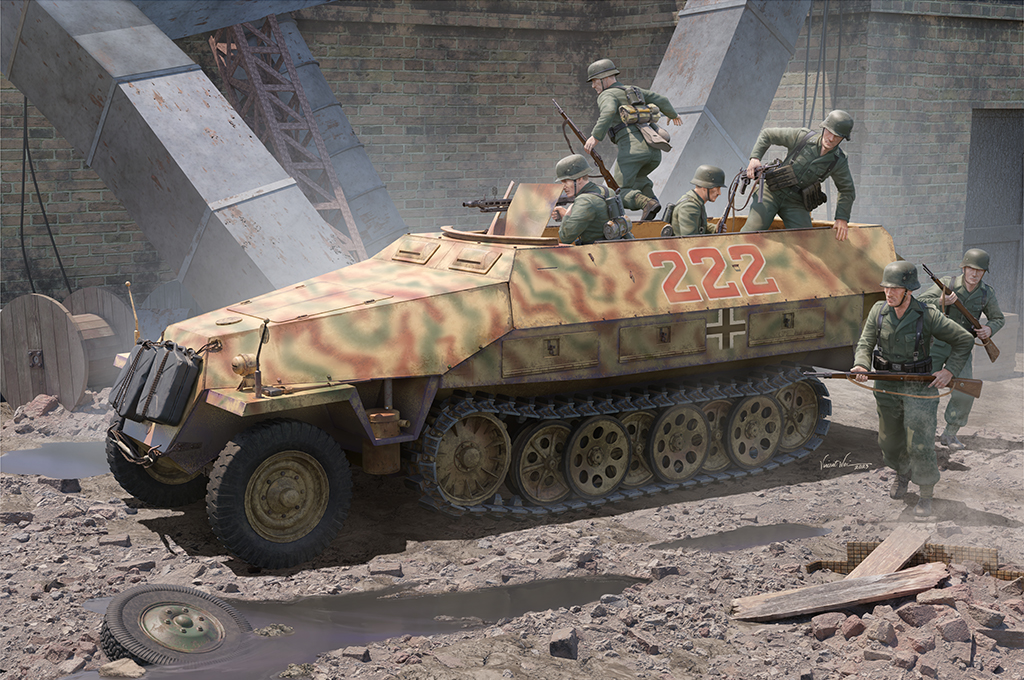 Sd.Kfz 251 D 00942-1/16 Series-TRUMPETER（china）