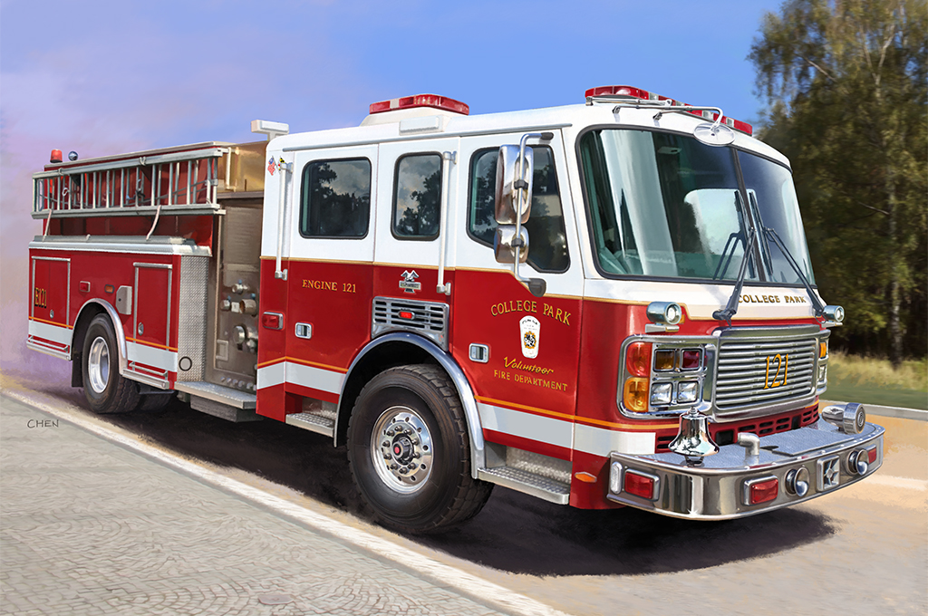 American LaFrance Eagle Fire Pumper 07445