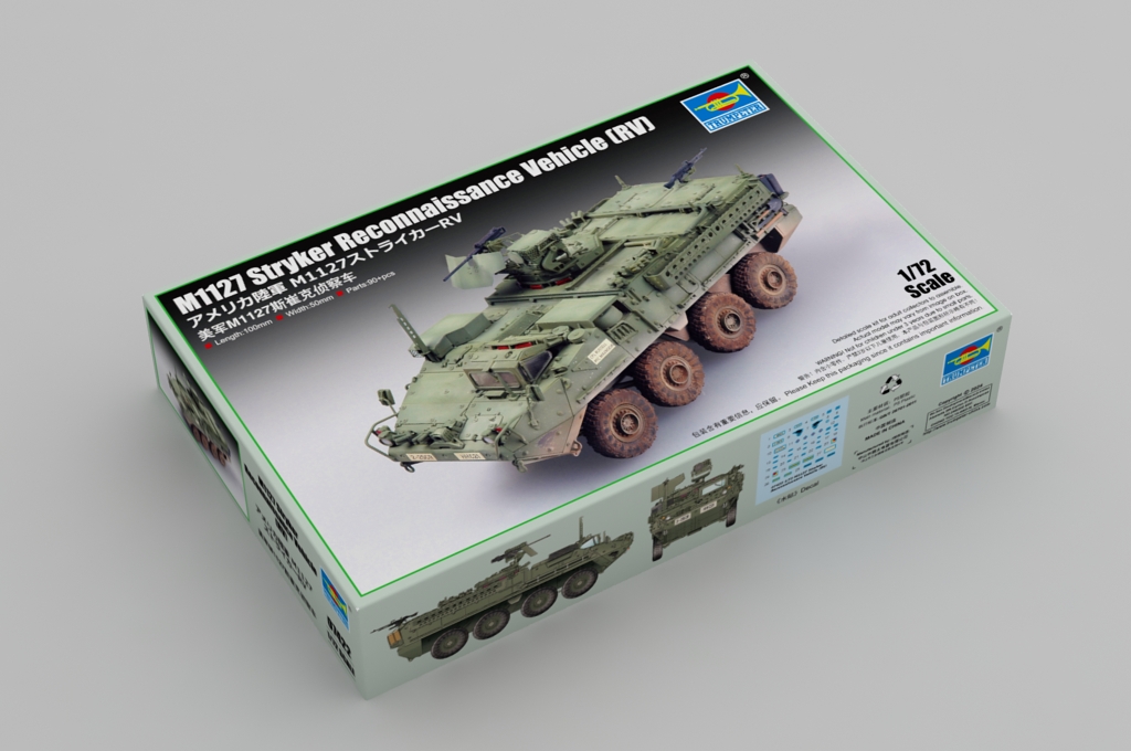 美军M1127斯崔克侦察车07422-1/72 系列-小号手TRUMPETER