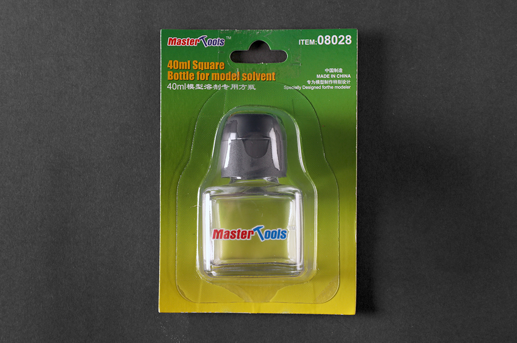 40ml Square Bottle for model solvent 08028